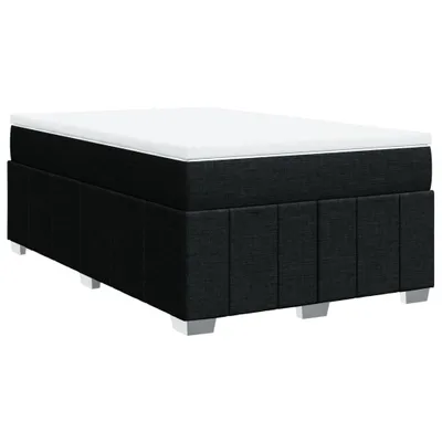 Produktbild von Boxspringbett mit Matratze Schwarz 120x200 cm Stoff