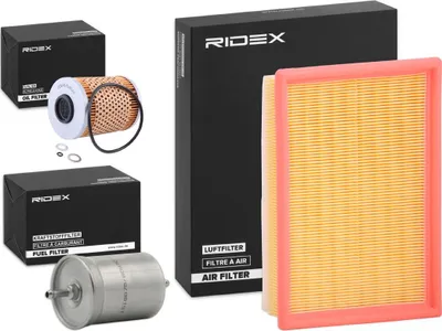 Produktbild von RIDEX Filterset Inspektionspaket Filtersatz für BMW 3 Limousine (E36) 3 Coupe (E36) 3 Cabrio (E36)
