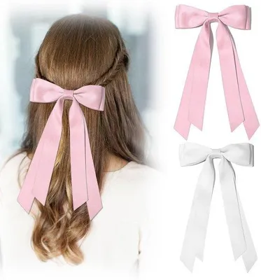 Produktbild von Haarclips weiss rosa 2er Set Frauen