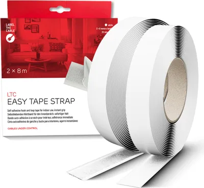 Obrázek produktu pro Label-the-cable LTC 1520-8-20, Bílá, Zapínání, 8 m, 20 mm