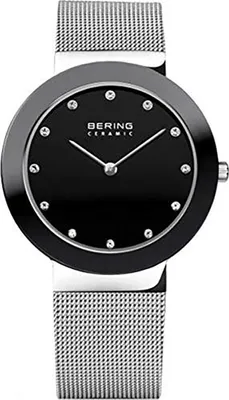 Produktbild von Bering Damen Uhr Armbanduhr Slim Ceramic - 11435-002 Meshband