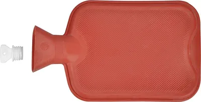 Produktbild von Wärmflasche aus Gummi mit 2 Liter Füllmenge, auslaufsicher
