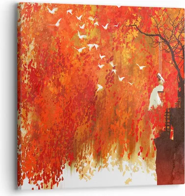 Produktbild von Bild auf Leinwand - Leinwandbild - Frau Abstraktion - 30x30cm - Wand Bild - Wanddeko - Wandbilder - Leinwanddruck - Bilder - Kunstdruck - Wanddekoration - Leinwand bilder - Wandkunst - AC30x30-3836