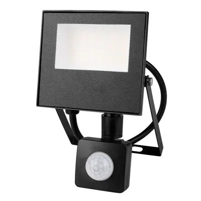 Produktbild von XUDO LED SMD Fluter 20W 1800lm 4500K Neutralweiß IP65 Schwarz – Außenstrahler, Wetterfest, Aluminium