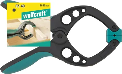 Zdjęcie produktu dla wolfcraft GmbH FZ 40, Szczypce sprężynowe, 1 szt., 4 cm