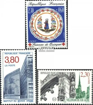 Produktbild von Briefmarken Frankreich 1990 Mi 2773,2774,2779 (kompl.Ausg.) postfrisch Rotes Kreuz
