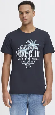 Produktbild von BLEND BHCalifo Herren T-Shirt Kurzarm Shirt mit Print Rundhals-Ausschnitt Baumwollmischung Regular fit
