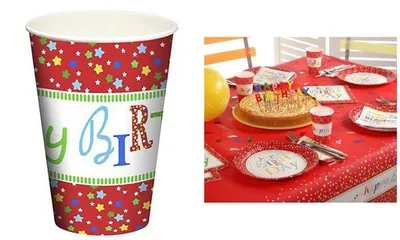 Produktbild von Papstar 88648, 200 ml, Karton, Rot, 7 cm, 97 mm, 10 Stück(e)