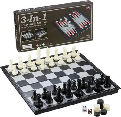 Produktbild von 3-in-1 magnetisches Schachspiel