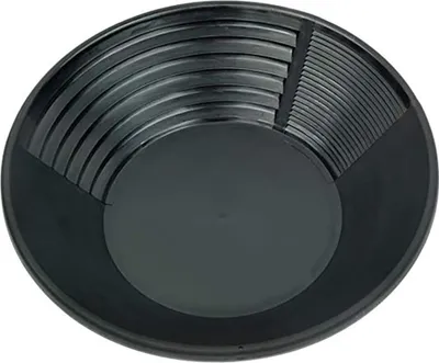 Produktbild von Schwarzes Goldwaschbecken aus Kunststoff, Goldnugget-Schürfpfanne, Goldwasch- und -aushubwerkzeug für den alluvialen Goldabbau, manuelles Goldwaschen, Goldwaschfabrik