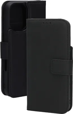 Produktbild von Mobiparts MP-127225, Geldbörsenhülle, Apple, iPhone 16, 15,5 cm (6.1"), Schwarz
