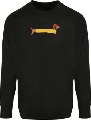 Immagine prodotto di Maglietta da uomo a maniche lunghe Urban Classics Christmas Dog Longsleeve nera - L