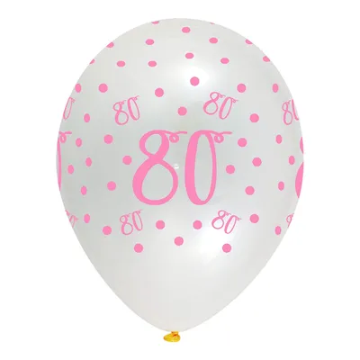 Immagine prodotto di Creative Party - Palloncini in lattice, 80. Confezione da 6 SG28107 (taglia unica) (crystal clear /pink chic)