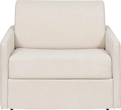 Produktbild von Schlafsessel mit Matratze - Stoff - Beige - Matratze 14 cm - CALIFE