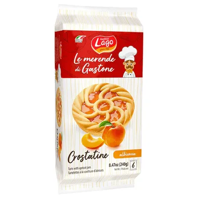 Produktbild von Lago Gastone Crostatine Albicocca 6x40g