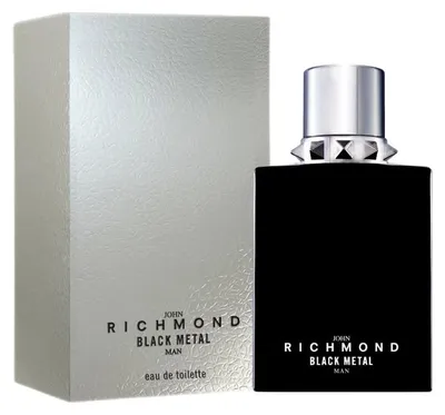 Produktbild von JOHN RICHMOND Black Metal Man Eau de Toilette - Ein holziges, moschusartiges und