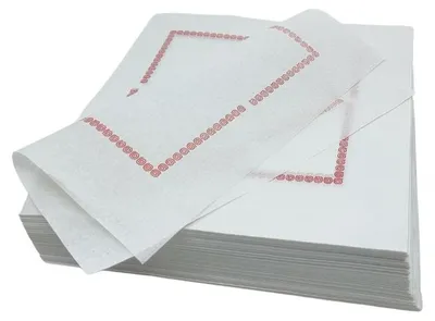 Zdjęcie produktu dla Serwetka 1-warstwowa biała z deseniem 20x20cm, 750szt