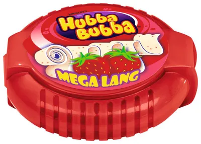 Produktbild von HUBBA BUBBA® Rolle Mega Lang Erdbeere 56g