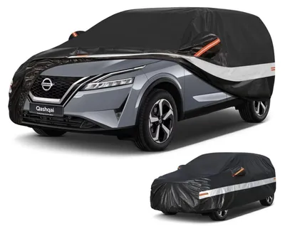 Produktbild von Autoabdeckung SUV 10 Schichten 100% Wasserdicht für Nissan Qashqai (2007-2025) Schwarz