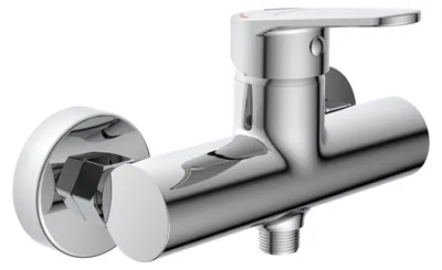 Produktbild von Schütte Design-Duscharmatur FUTURA Einhebelmischer mit Brauseschlauchanschluss Badarmatur Chrom 18040DVGW