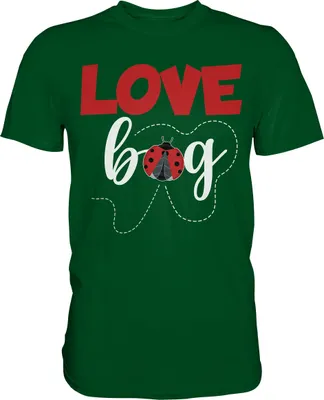 Produktbild von Marienkäfer Niedliches T-Shirt – Bottle Green / XL