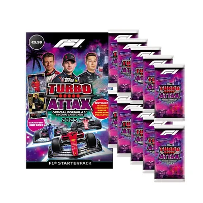 Obrázek produktu pro Topps - Turbo Attax Formula 1 2023 - 1 startér + 10 boosterů