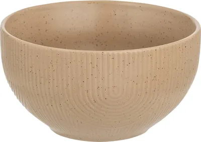 Produktbild von Secret de Gourmet | Steingutschüssel - 600 ml - Beige - Skandinavisches Design - Elegant und Funktional