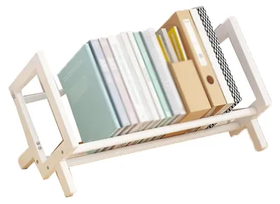 Image de Étagère en bois pour bureau, idéale pour l'organisation