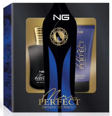 Obrázok produktu pre NG PERFUMES NG Darčeková sada pre ženy, parfumovaná voda a sprchový gél 100+100 ml, Mrs. Perfect