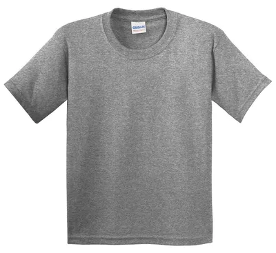 Produktbild von Gildan Kinder T-Shirt mit Rundhalsausschnitt, kurzärmlig FK392 (XL) (Anthrazit meliert)