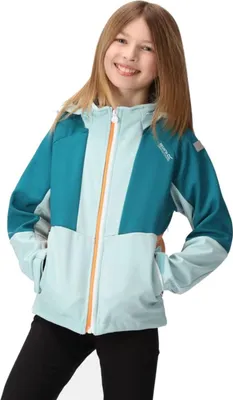 Produktbild von Regatta Softshelljacke Kinder mit Kapuze Haydenbury, Farbe:Türkis, Kinder Größen:176
