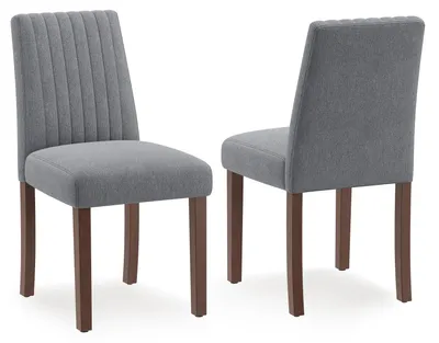Produktbild von Esszimmerstuhl gepolstert mit hoher Rückenlehne, ergonomischer Stoffstuhl, moderne Küchenstühle mit Holzbeinen, bequem & stabil, für Esszimmer Küche Home Office