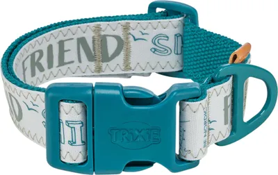 Produktbild von TRIXIE BE NORDIC Halsband, extra breit - petrol - 32–45 cm/30 mm