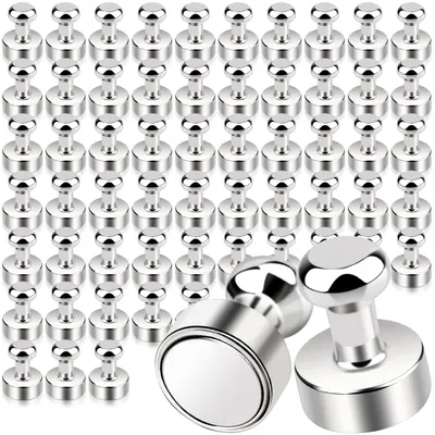 Image de 30 aimants néodyme puissants, mini-aimants ultra-puissants 12 x 16 mm, aimants pour tableaux magnétiques, aimants puissants pour réfrigérateurs, tableaux d'affichage et tableaux blancs.