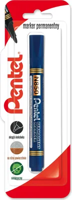 Zdjęcie produktu dla Marker permenentny z okrągłą końcówka N850 niebieski 1 szt.