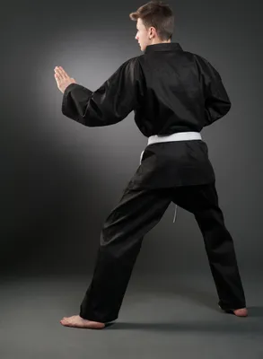 Produktbild von Karate Anzug Orkan schwarz 160