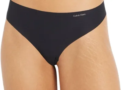 Produktbild von Calvin Klein Damen String Tanga, Schwarz (Black), L