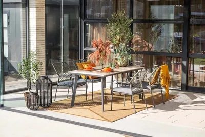 Produktbild von Garden Impressions 5-teiliges dining Set Dido und Vigo moss grün