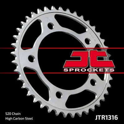 Produktbild von JTSPROCKETS Kettenrad JTR1316.41 Hinten Kohlenstoffstahl