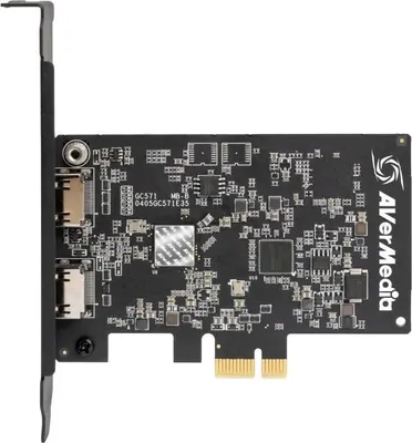 Produktbild von AVerMedia GC571, Schwarz, PCIe, 4K Ultra HD, 480i, 480p, 576i, 576p, 720p, 1080i, 1080p, 1440p, 2160p, Windows 10, Windows 11, Intel Core i5-6XXX / AMD Ryzen 3 XXX