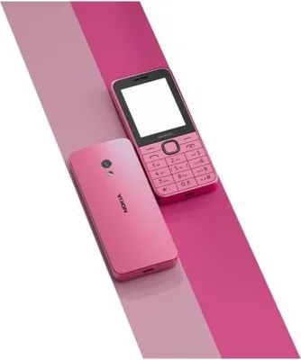 Obrázok produktu pre HMD Nokia 225 (2024), Navýšku, Dual SIM, 6,1 cm (2.4"), 0,3 MP, 1450 mAh, Ružová