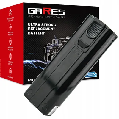 Obrázek produktu pro Gares Náhradní baterie pro Bosch PSR12 2607335675 2607335463 | 12 V 3 Ah Inny | Vysokovýkonná baterie pro robotický vysavač | Kompatibilní s Bosch PSR12 2607335675 2607335463 | Prémiová kvalita