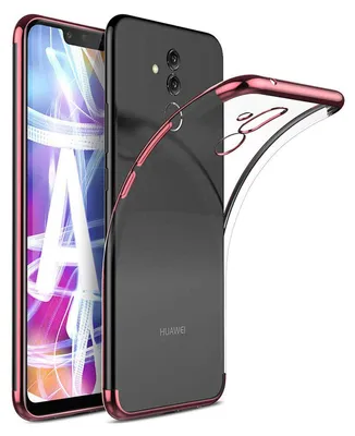 Produktbild von Conie Silikon Schutzhülle für Huawei Mate 20 Lite Tasche Case Cover Bumper Hülle Rand in Rosegold