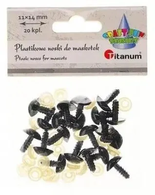 Produktbild von Noski plastikowe trójkątne do maskotek 20 sztuk