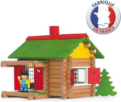 Image de Mon chalet en bois 100 pièces - Multicolore - dès 5 ans