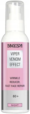 Zdjęcie produktu dla BINGOSPA Efekt Jadu Żmii krem na NOC redukujący zmarszczki dla skóry dojrza