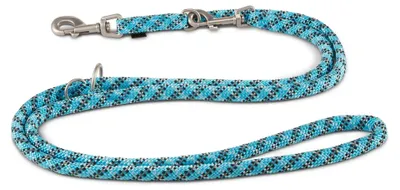 Produktbild von Wolters Führleine Everest extra-lang aqua/schwarz, Maße: 300 cm / 9 mm