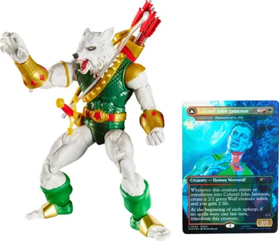 Image de Marvel Legends Magic : The Gathering Figurine Man-Wolf (plus carte Foil exclusive) 15 cm