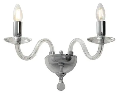 Zdjęcie produktu dla Cristelle – kinkiet E14 IP20 szkło kryształowe, klasyczny design – Rossini