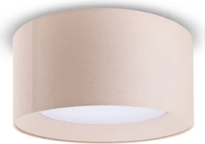 Produktbild von Deckenlampe Esstisch Deko Wohnzimmer Modern Büro Rund Lampenschirm Stoff E27